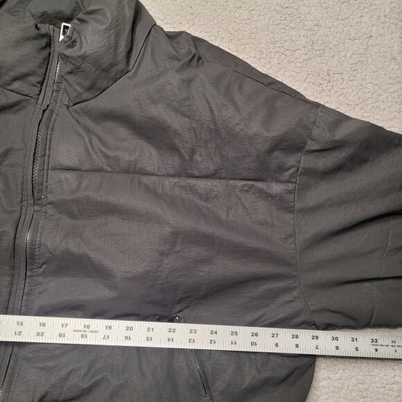 Zara Jacket Womens XL Black Puffer Oversized Crop Short Zip 4341/202 - Picture 13 of 16